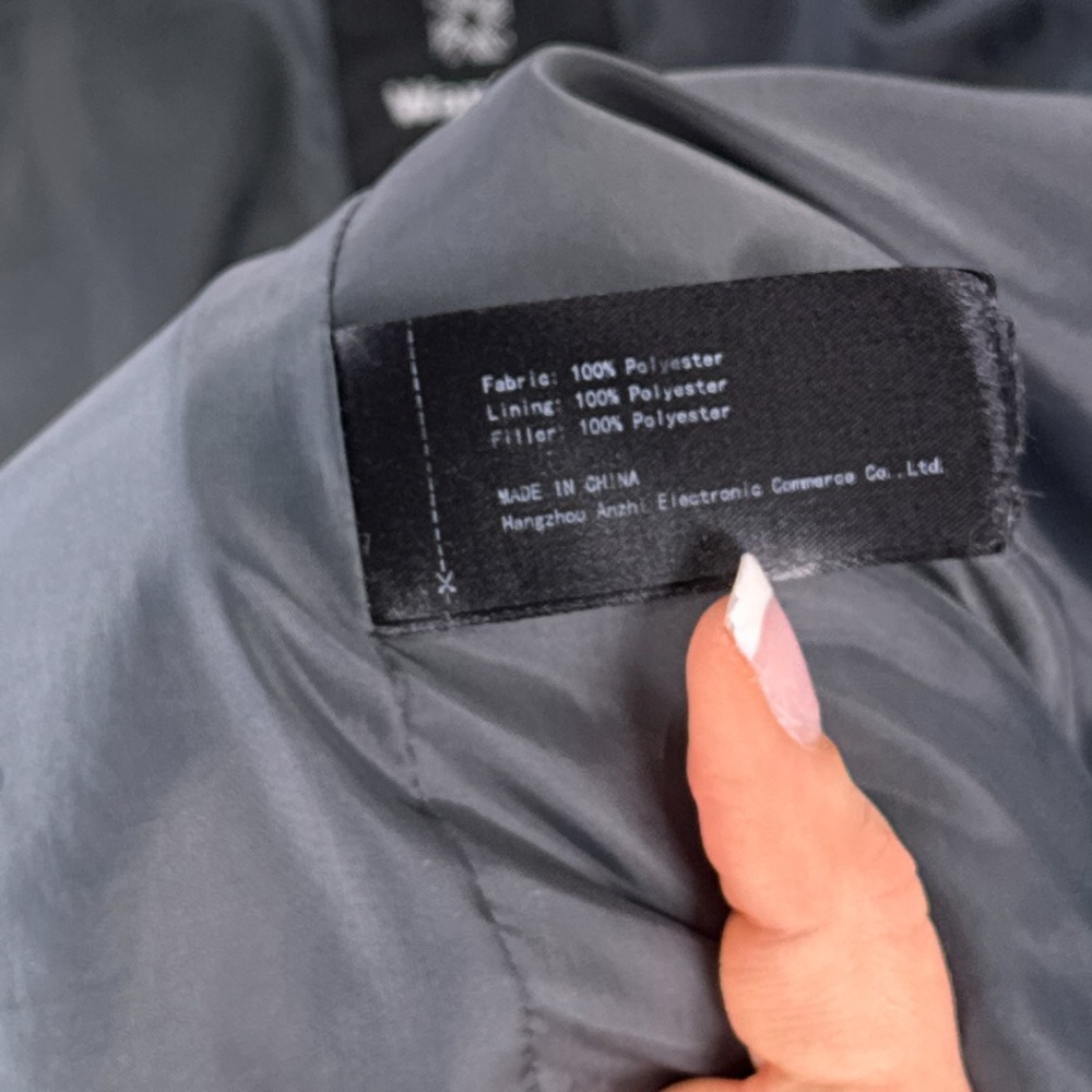 Wantdo Unisex Lightweight Quilted Puffer Jacket Insulated Black L - Picture 6 of 9